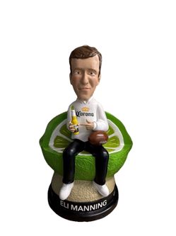 Brand New Rare 35" Eli Manning Corona Extra store display bobblehead.