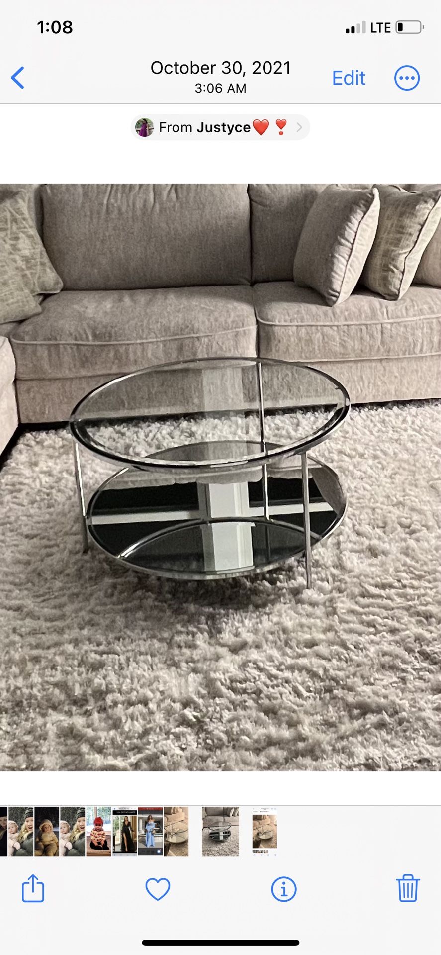 Glass / Mirror Coffee Table