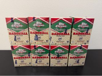 Topps Chrome Platinum Baseball Blasters  (x 8)