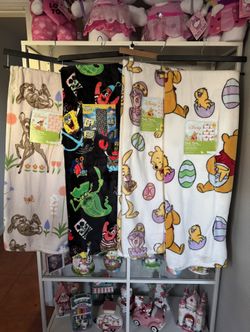 Bambie, Pooh And SpongeBob Throws 