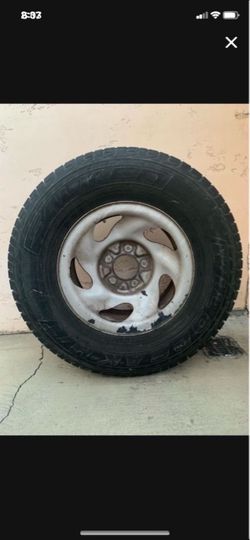 All-Terrain Tire on Steel Wheel