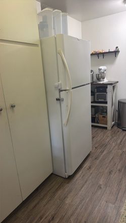 White fridge