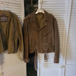 Men's Leather Motorcycle Jacket 