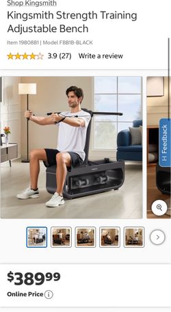 Kingsmith Strength Training Adjustable Bench