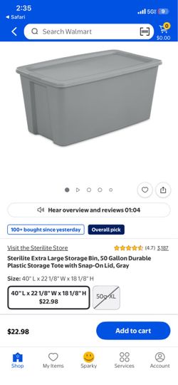 50 gal totes