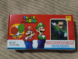 Super Mario Toy Figurine With Candy
