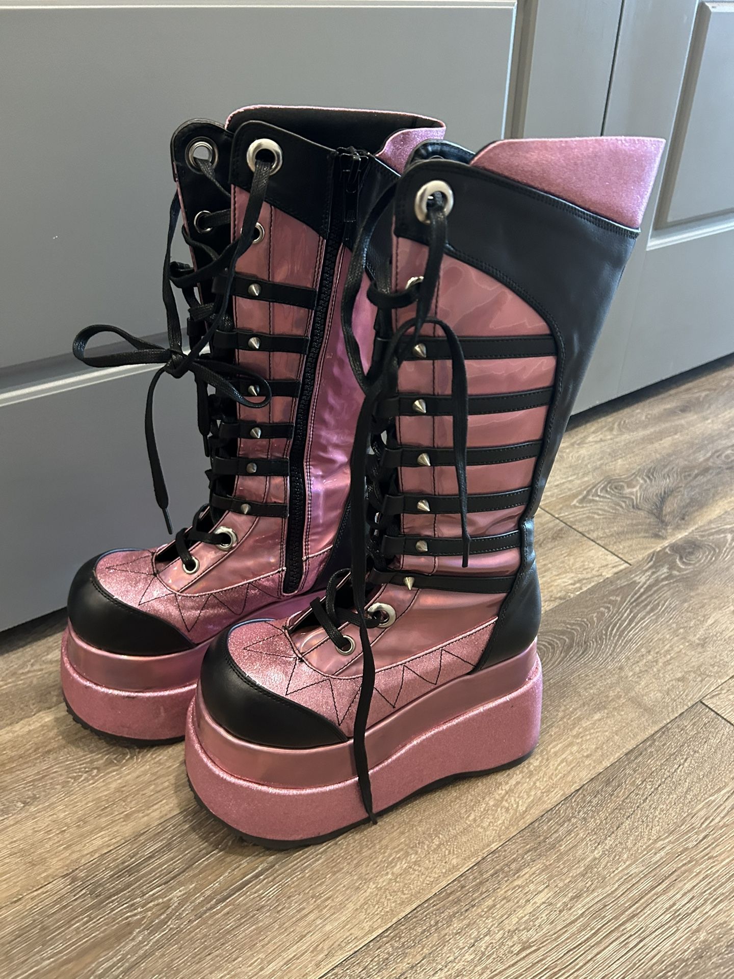 Pink Boots