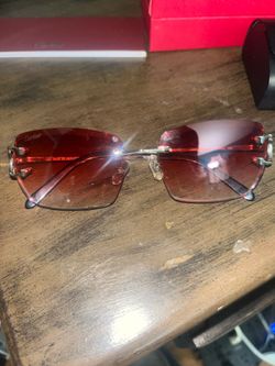Red Cartier Sunglasses