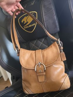 Vintage Coach brown bag