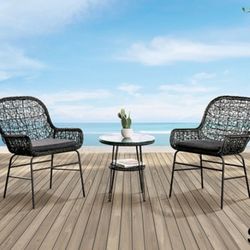 3 Pc Outdoor Patio Furniture Set