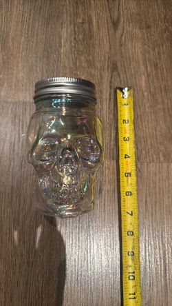 Holloween Skull Jar