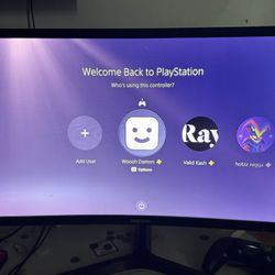 240 Hertz Curved 27” Samsung Monitor 