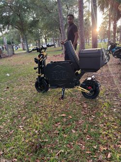 72V 12000W/24,000w  Electric Scooter Motorcycle with App NFC 75MPH Speed Ebike
