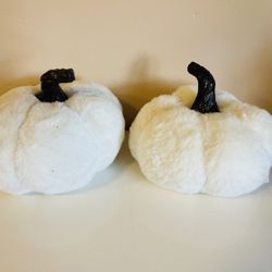 Two Soft Fabric Pumkin 