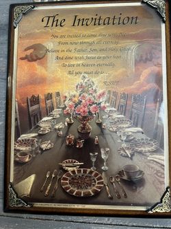 Wall Plague Of The Marriage Supper