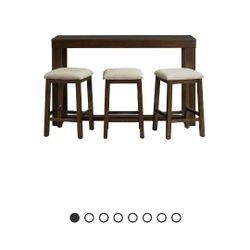 Drew Bar Table Set  Made By Ashley 