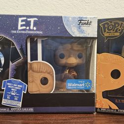 E.T THE EXTRATERRESTRIAL FUNKO EXCLUSIVE BUNDLE 