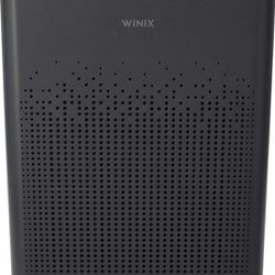 Winix AM80 True HEPA Air Purifier with Washable Advanced Odor Control (AOC) Carbon Filter, 360sq ft Room Capacity, Dark Grey, Large
