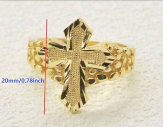 Beautiful ring 14kt gold plated, Brownsville