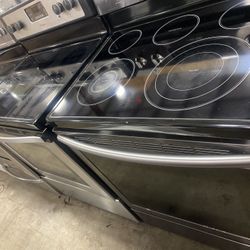 STOVE RANGE OVEN GLASS COIL TOP SELF CLEAN FREE WARRANTY, DELIVERY 