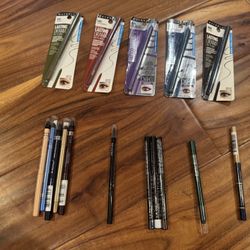 16 Eyeliners – Maybelline, Rimmel, Revlon, LA Colors – $15
