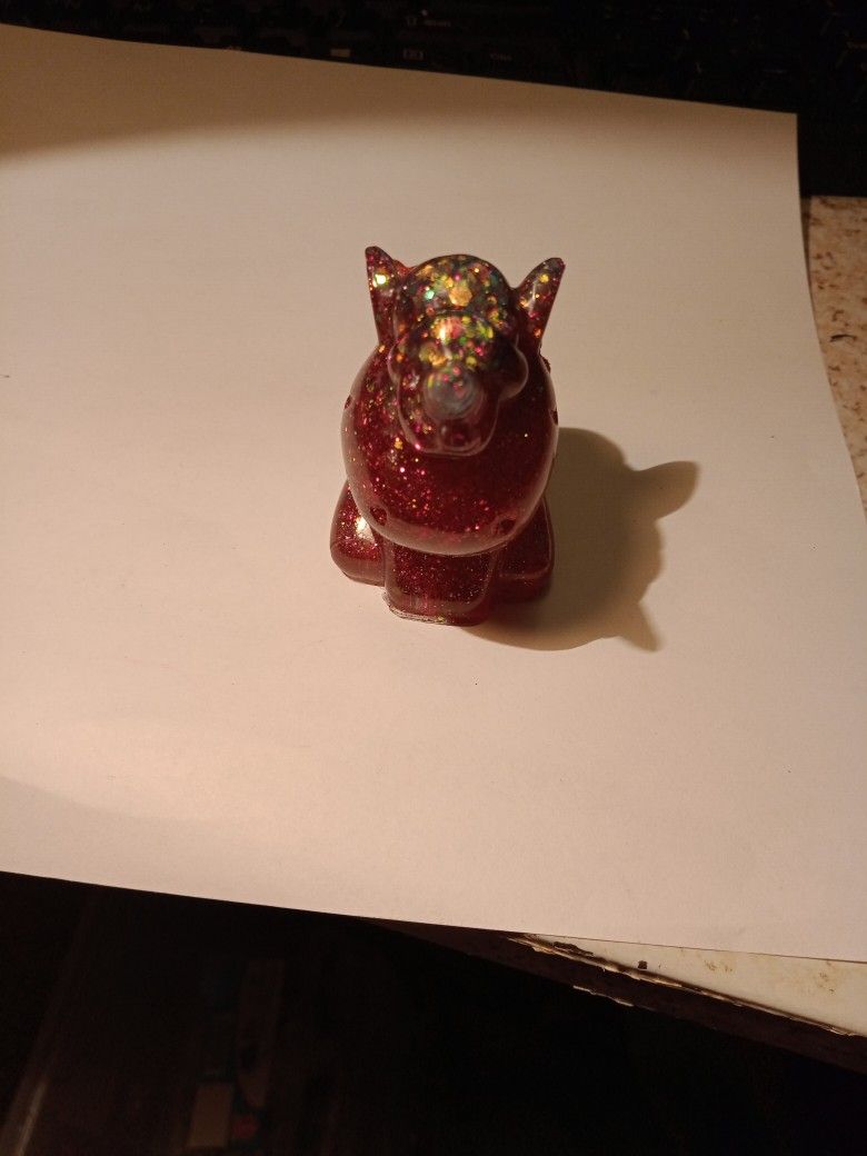 Unicorn Figurine Multi Colored