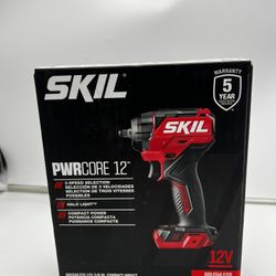 SKIL PWR CORE 12 12-volt Variable Speed Brushless 3/8-in Drive Cordless Impact Wrench (tool Only)