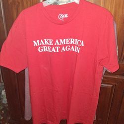 Patriotic T-shirt, Red, Sz L, Unworn