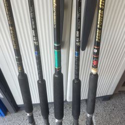 6 Quality Ocean Rods , One Or All