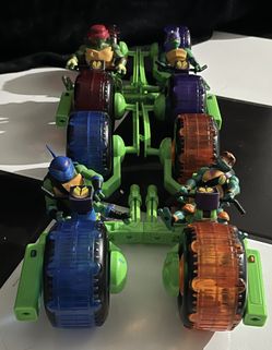 TMNT Rise Of The Teenage Mutant Ninja Turtles Shell Hog Motorcycle 