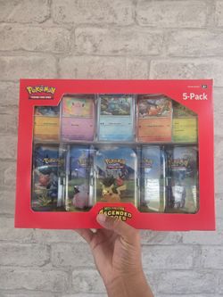 Pokemon costco ascended heroes 5 pack mini tin box