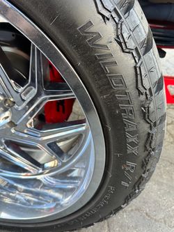 Wildtrax R/T All-Terrain Tire on Chrome Wheel