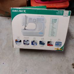 White Euro Pro Sewing Machine 