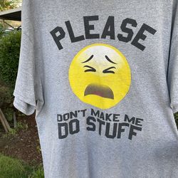 Gray XL Men’s Meme Shirt