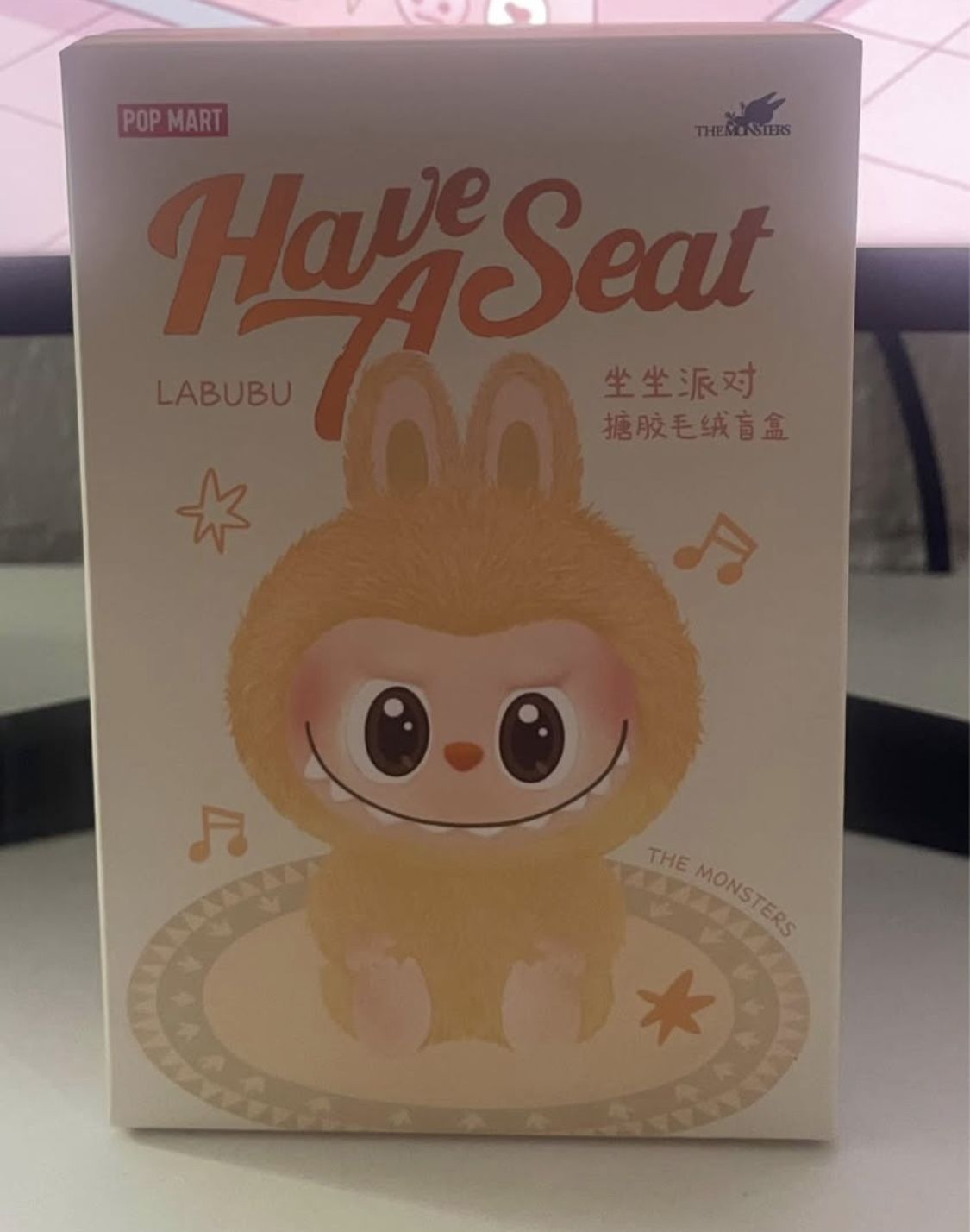 100% Authentic Labubu Have A Seat