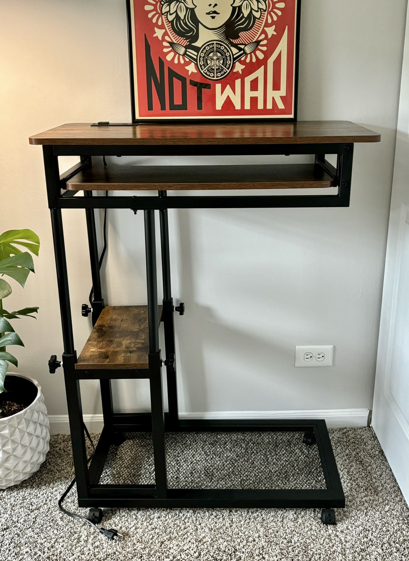 Granton Height Adjustable Computer Desk