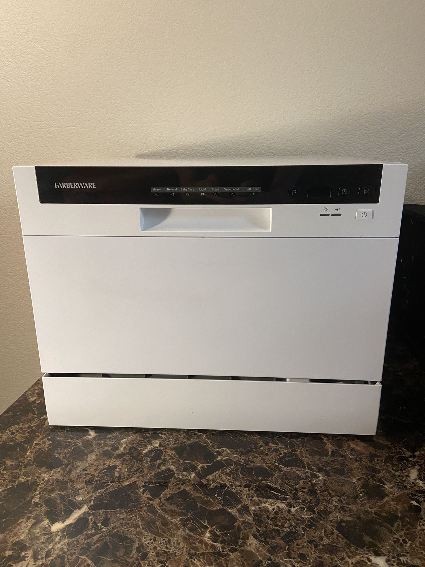Portable Countertop Dishwasher - white - Farberware
