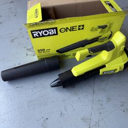 New RYOBI ONE+ 18V 100 MPH 350 CFM Cordless Battery Variable-Speed Jet Fan Leaf Blower (Tool Only)