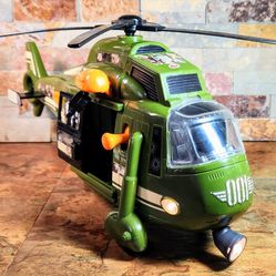 Action Skyforce Helicopter • Features  : Sounds - Lights - Operating Winch - Rotor Blades Spin & Is Always Ready For Daring Missions • Doors Slide For