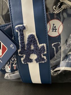 Loungefly MLB LA Dodgers Blue White Logo Crossbody Bag