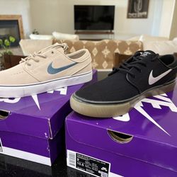 2 Pairs Men’s 9 Nike SB Zoom Janoski 