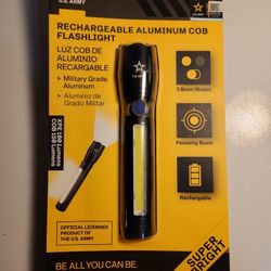 Rechargeable Flashlight W/4 Modes