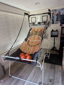 Indoor Dual Hoop Basketball Arcade Game