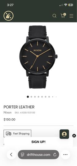 Nixon Porter Leather Watch