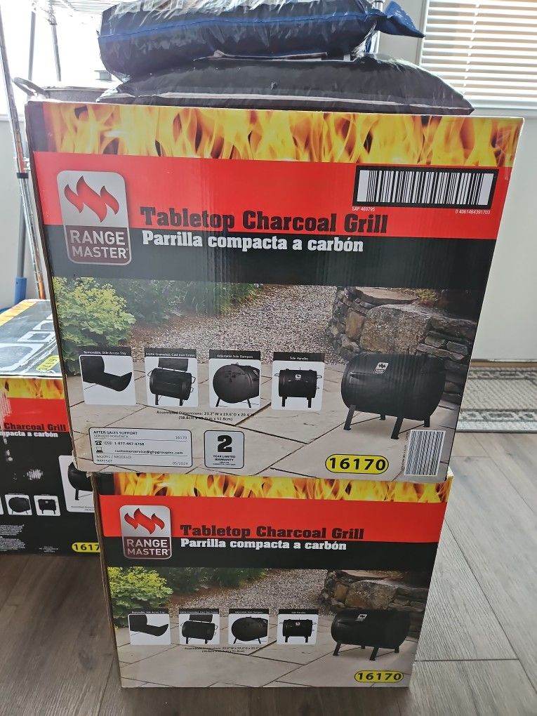 Range Master Tabletop Charcoal Grill