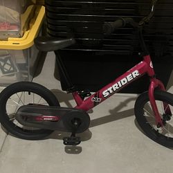 Strider 14x Sport Convertible bike With Petal Kit Installed 