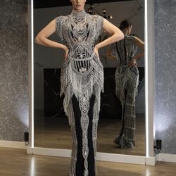 Blini Black Sequins Dress