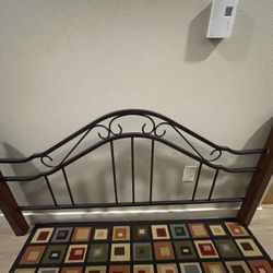 Queen Beautiful Bed Frame Front & Back 