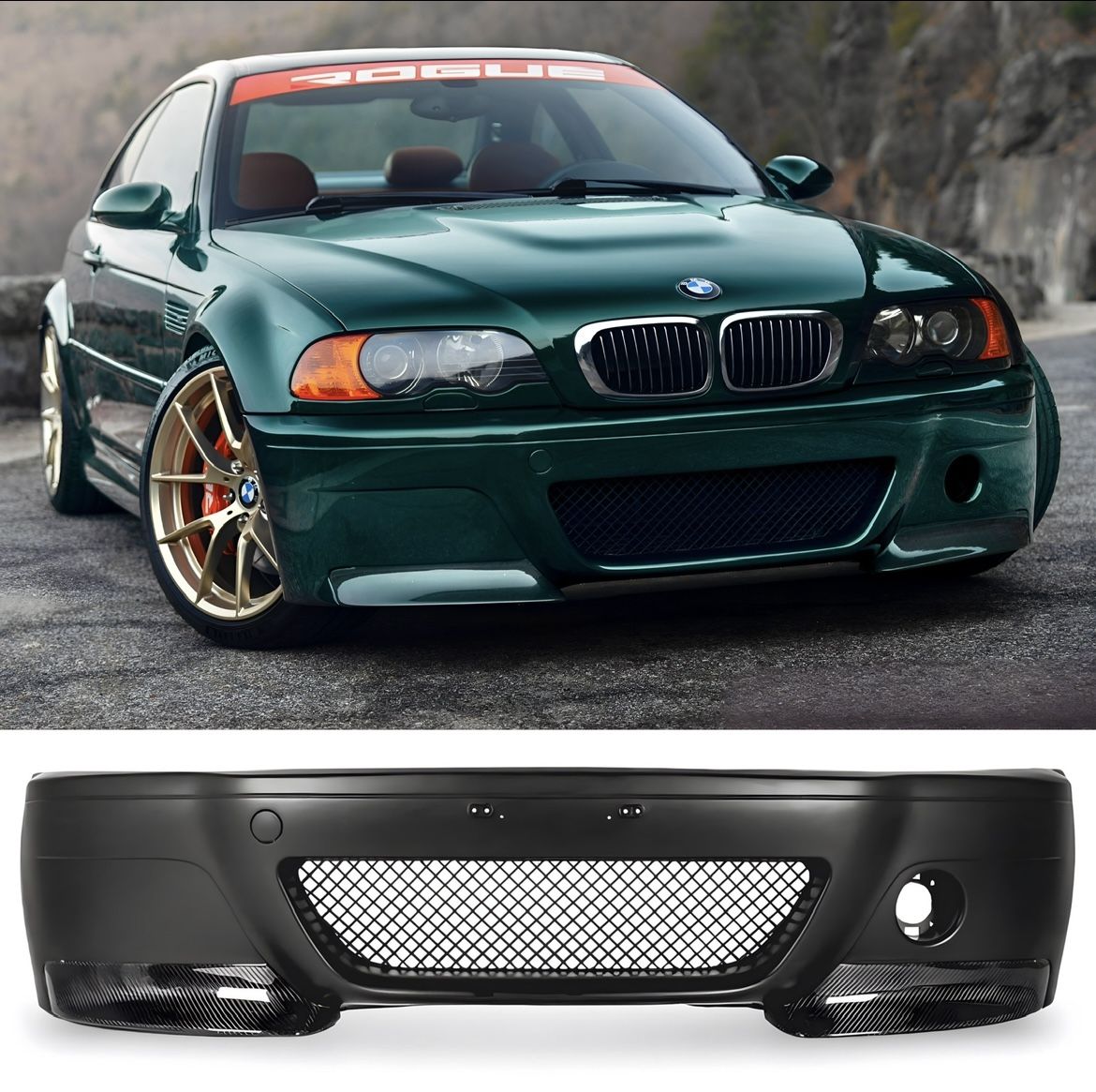 BMW E46 M3 CSL Front Bumper