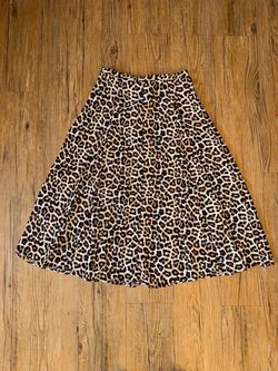 H&M Leopard Skirt